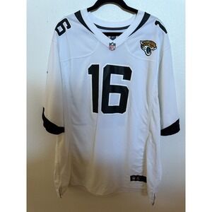 Nike ONFIELD XXL White Jersey Jaguars Trevor Lawrence EMBROIDERED AUTO #16 NWT